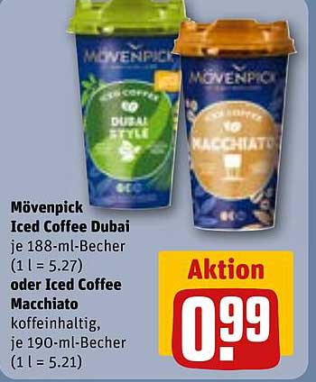 Mövenpick Iced Coffee Dubai oder Iced Coffee Macchiato