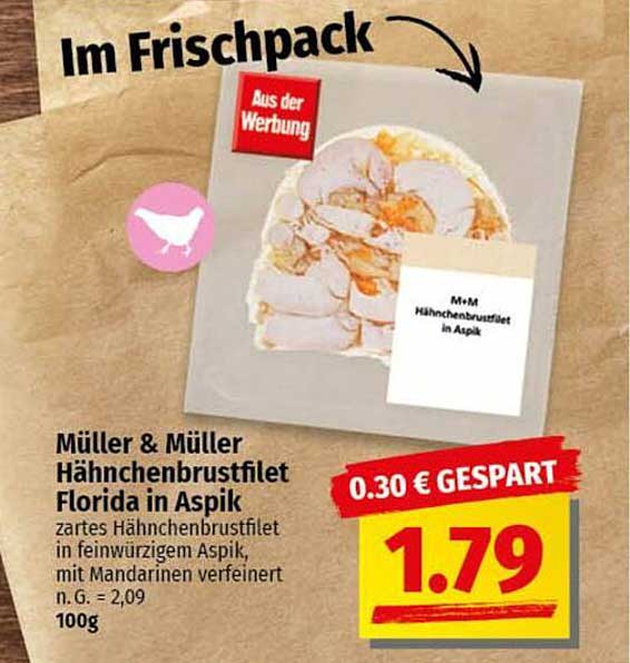 Müller & Müller Hähnchenbrustfilet Florida in Aspik