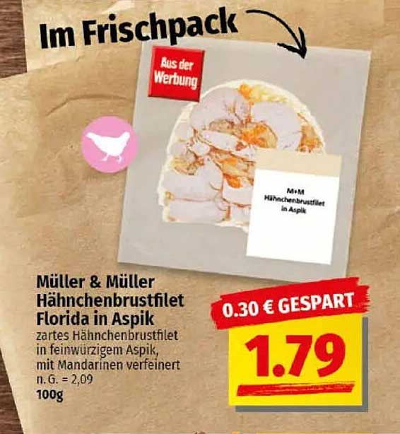 Müller & Müller Hähnchenbrustfilet Florida in Aspik