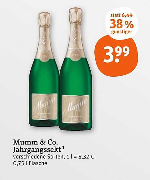 Mumm & Co. Jahrgangssekt