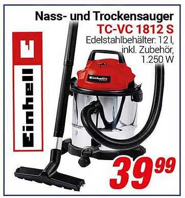 Nass- und Trockensauger TC-VC 1812 S von Einhell