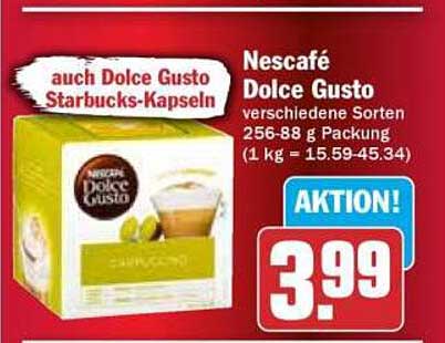 Nescafé Dolce Gusto verschiedene Sorten 256-88 g Packung