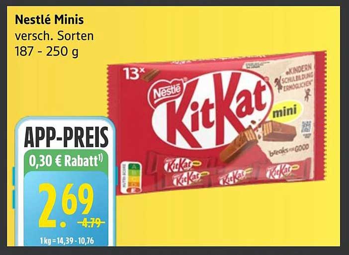 Nestlé Minis KitKat 187 - 250 g