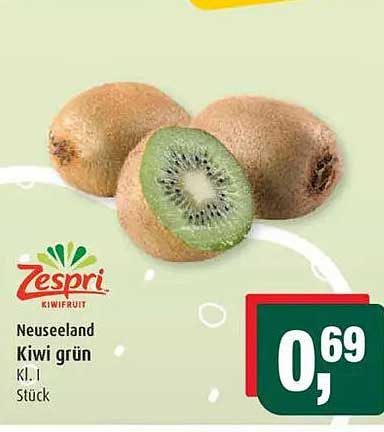 Neuseeland Kiwi grün Kl. I Stück