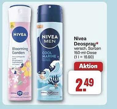 Nivea Deospray - verschiedene Sorten 150-ml-Dose