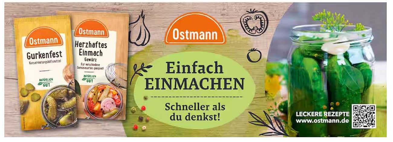 Ostmann Gurkenfest & Herzhaftes Einmach Gewürz