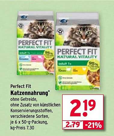 Perfect Fit Katzennahrung - Natural Vitality