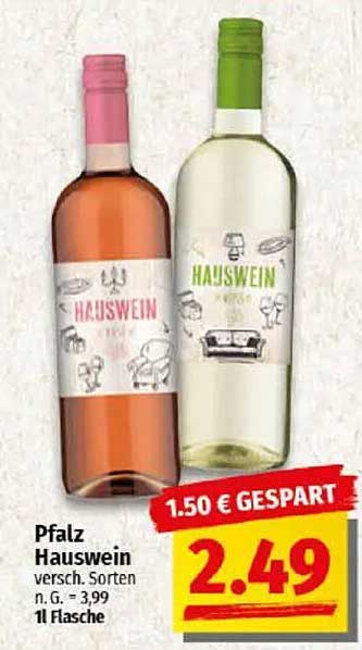 Pfalz Hauswein – verschiedene Sorten