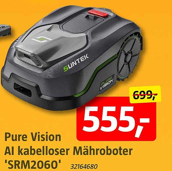 Pure Vision AI kabelloser Mähroboter 'SRM2060'