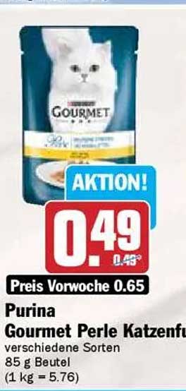 Purina Gourmet Perle Katzenfutter 85 g Beutel