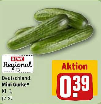 REWE Regional Mini Gurke - Aktion