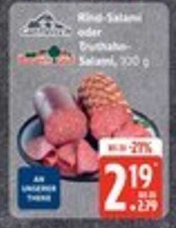 Rind-Salami oder Bierschinken-Salami, 700 g