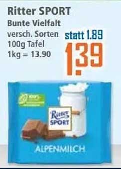 Ritter SPORT Bunte Vielfalt 100g Tafel