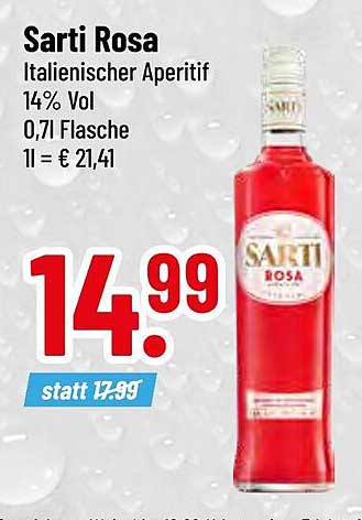 Sarti Rosa - Italienischer Aperitif