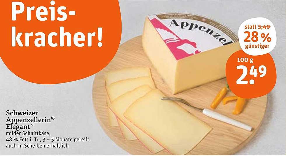 Schweizer Appenzellerin® Elegant 5 - milder Schnittkäse