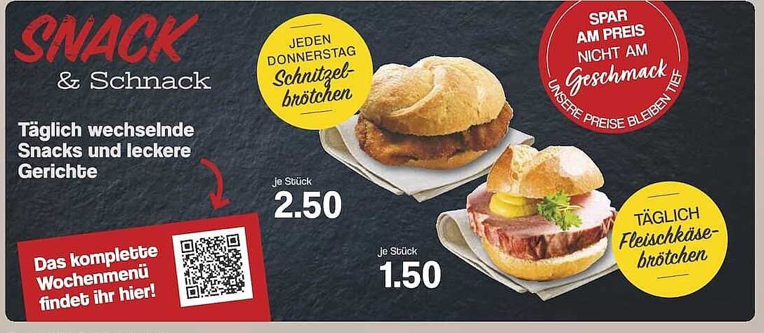 Snack & Schnack – Leckere Snacks täglich wechselnd