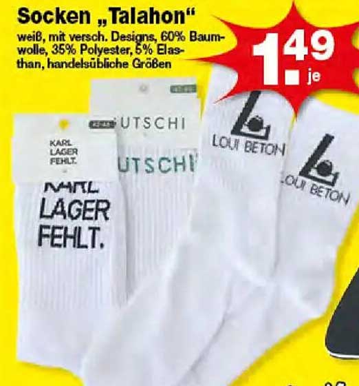 Socken "Talahon"