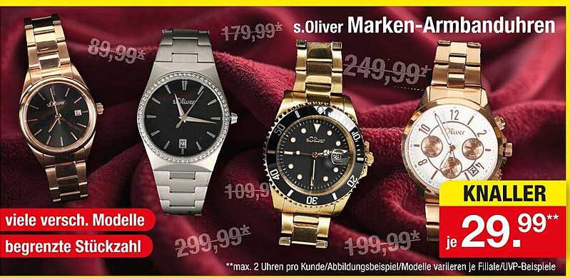 s.Oliver Marken-Armbanduhr