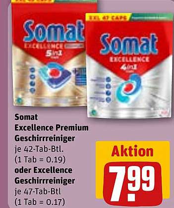 Somat Excellence Premium Geschirrreiniger Aktion