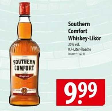 Southern Comfort Whiskey-Likör 0,7-Liter-Flasche