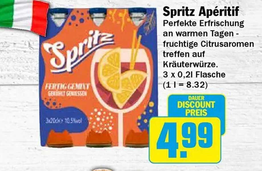 Spritz Apéritif - Perfekte Erfrischung für heiße Tage