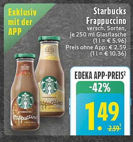 Starbucks Frappuccino 250 ml - Vielfalt genießen!