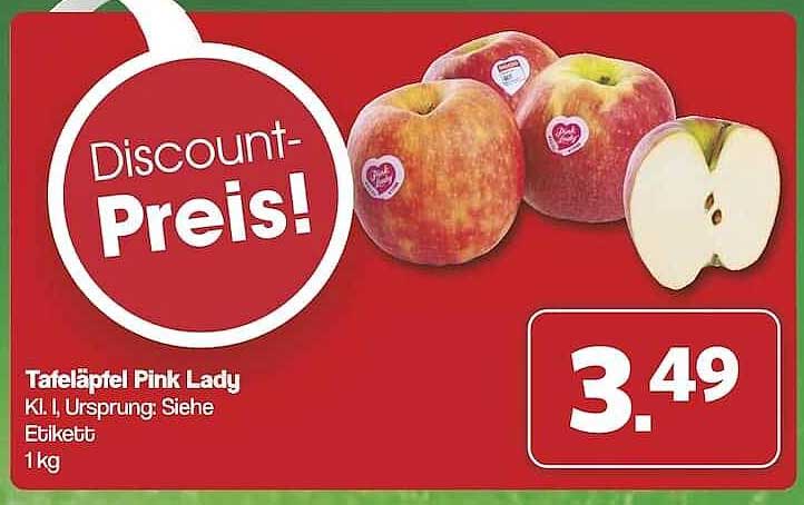 Tafeläpfel Pink Lady - Schlanke Frische zum Knabbern