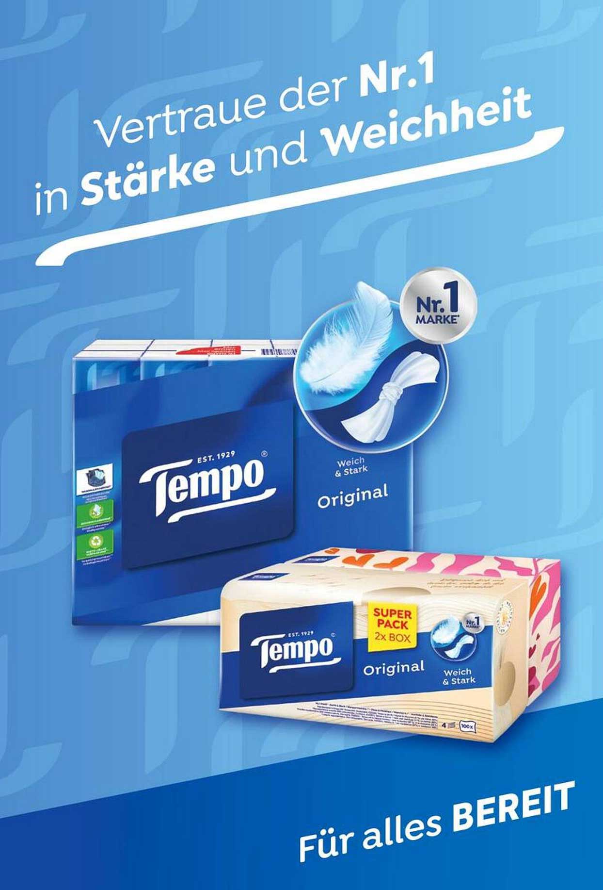 Tempo Original Taschentücher Super Pack 2x Box
