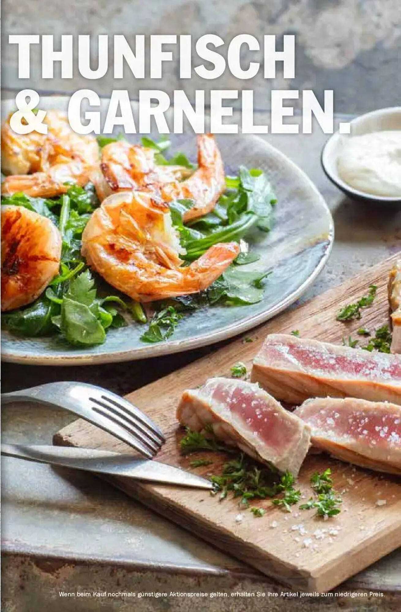 THUNFISCH & GARNELEN.