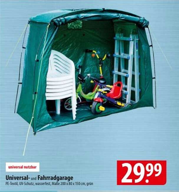 Universal- und Fahrradgarage