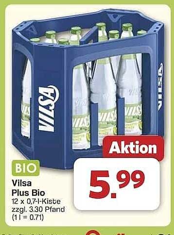Vilsa Plus Bio 12 x 0,7-l-Kiste