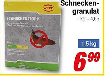 WECO Schneckenstop Granulat 1,5 kg