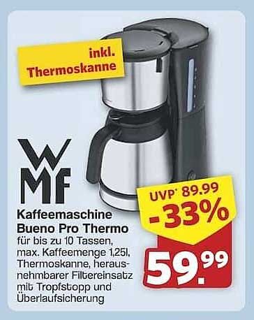 WMF Kaffeemaschine Bueno Pro Thermo inkl. Thermoskanne