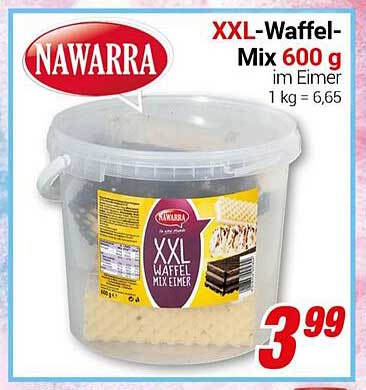 XXL-Waffel-Mix 600 g im Eimer