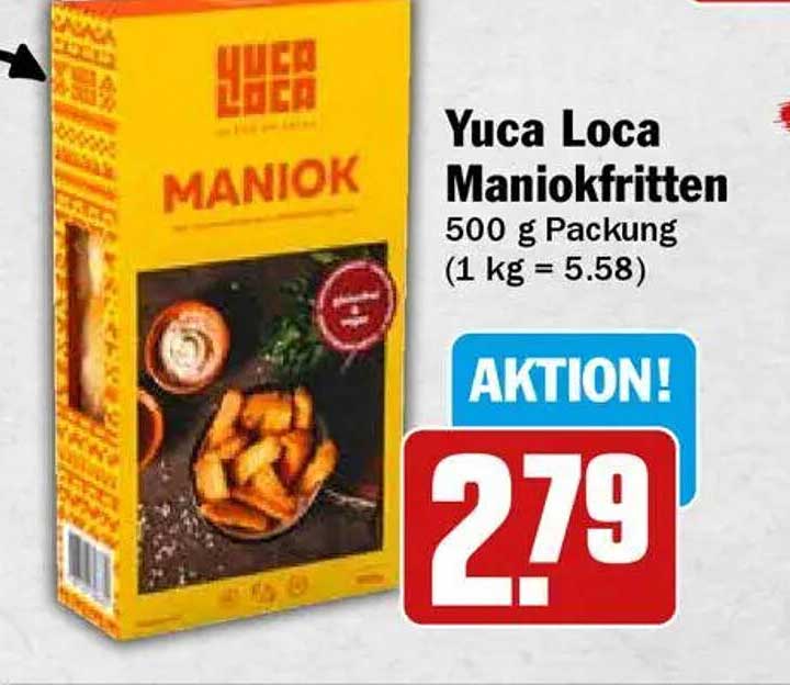 Yuca Loca Maniokfritten 500 g Packung