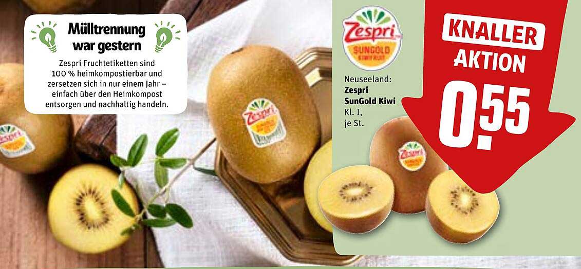Zespri SunGold Kiwi Kl. I, je St.