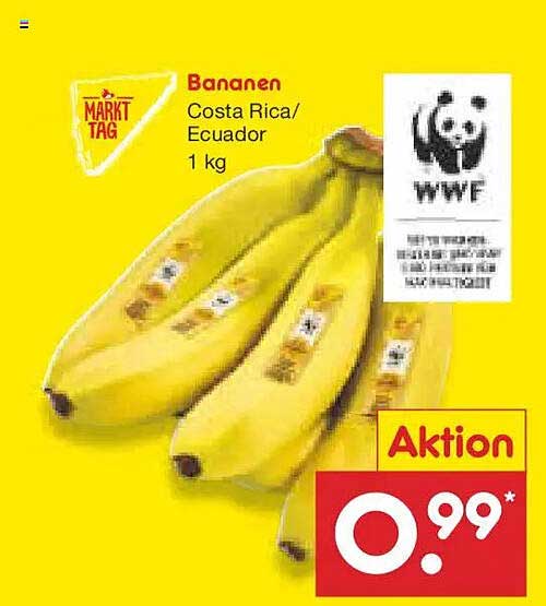 Bananen Costa Rica/Ecuador 1 kg