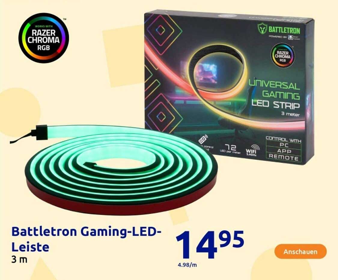 Battletron Gaming-LED-Leiste 3 m