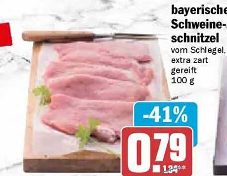 Bayerischer Schweineschnitzel vom Schlegel, extra zart gereift – 100 g