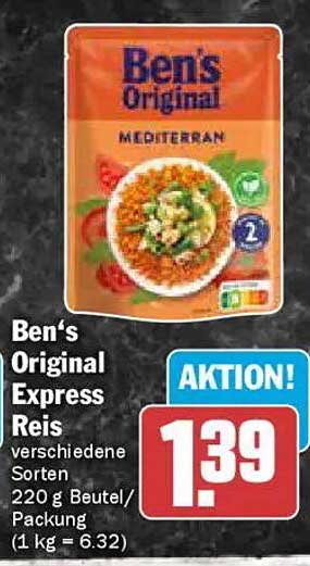 Ben's Original Express Reis - Mediterran 220 g