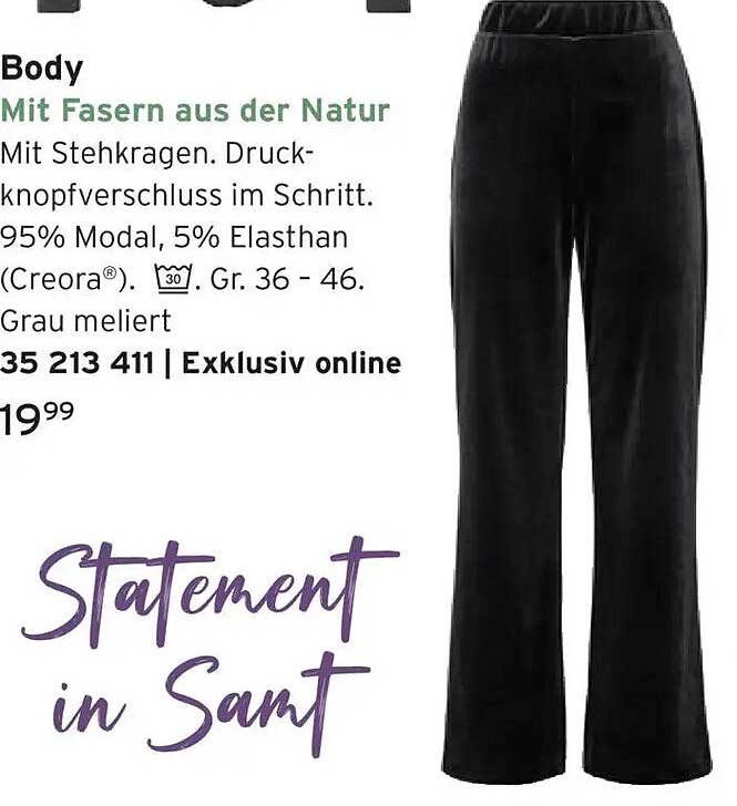 Body mit Faser aus der Natur