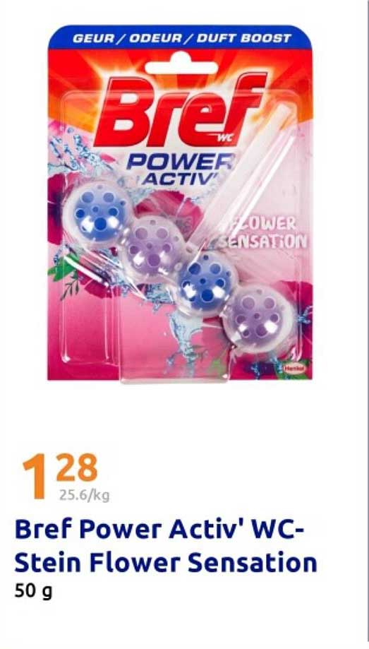 Bref Power Activ' WC-Stein Flower Sensation 50 g