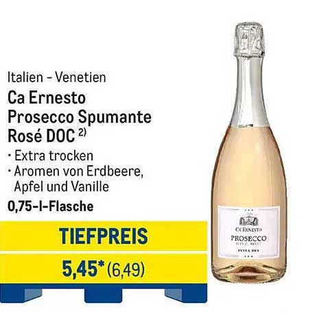 Ca Ernesto Prosecco Spumante Rosé DOC