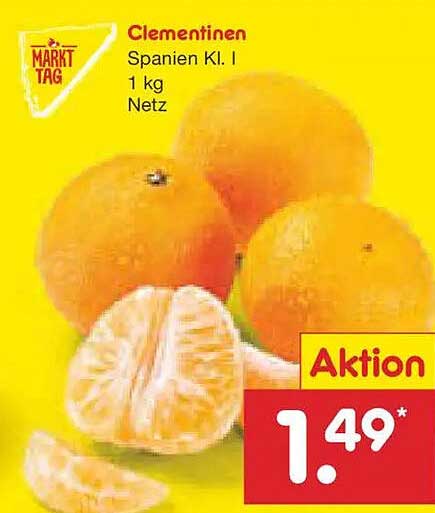 Clementinen Spanien Kl. I 1 kg Netz