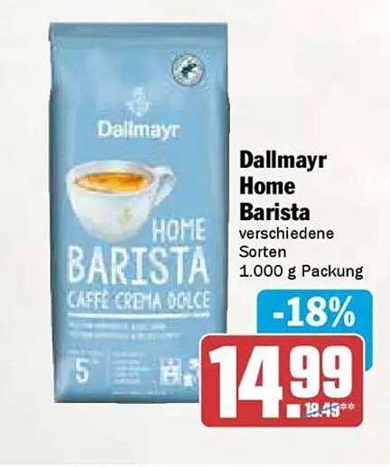 Dallmayr Home Barista 1.000 g Packung - verschiedene Sorten