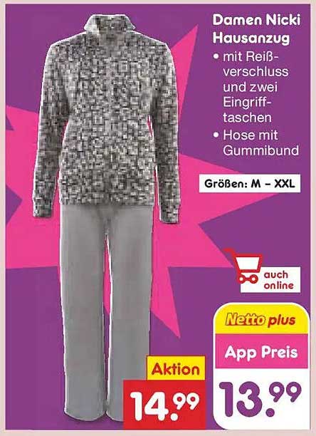 Damen Nicki Hausanzug