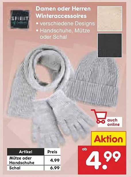 Damen oder Herren Winteraccessoires