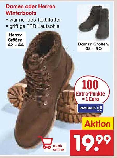 Damen oder Herren Winterboots