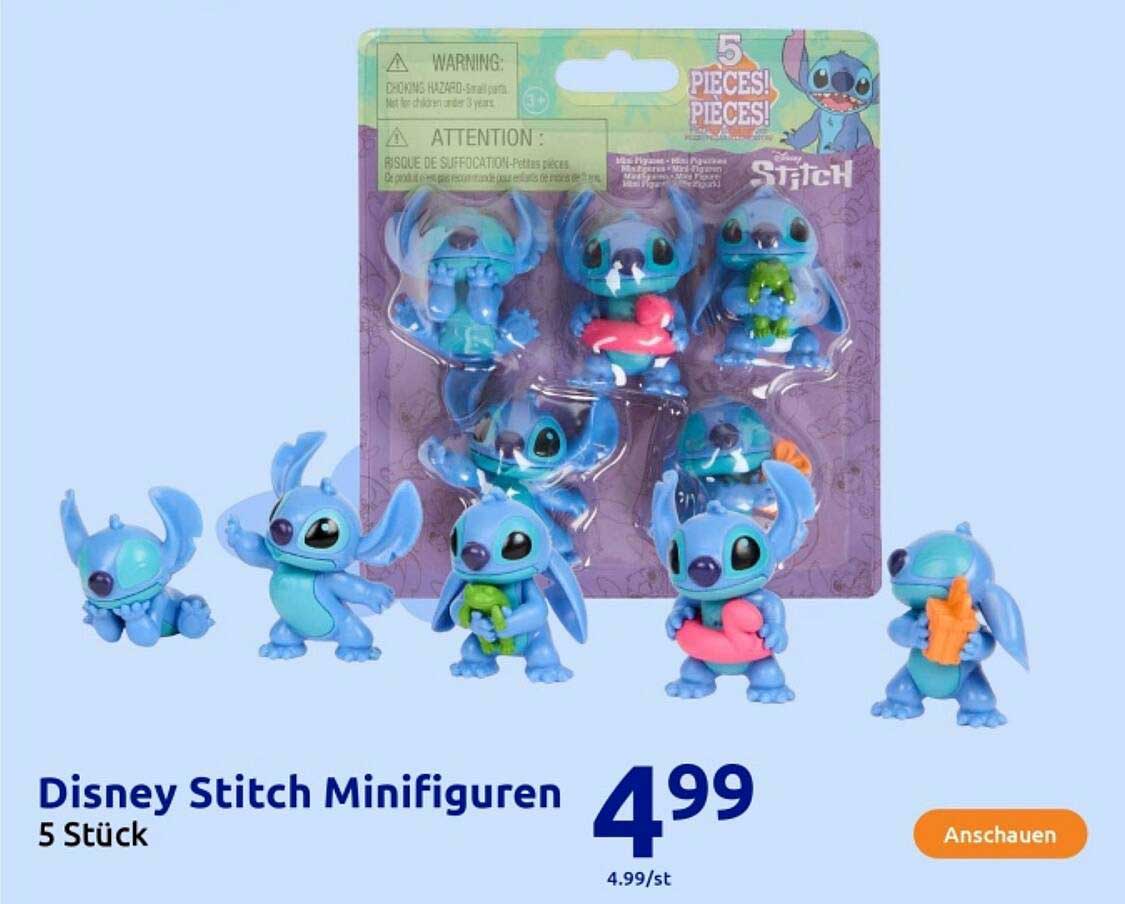 Disney Stitch Minifiguren - 5 Stück