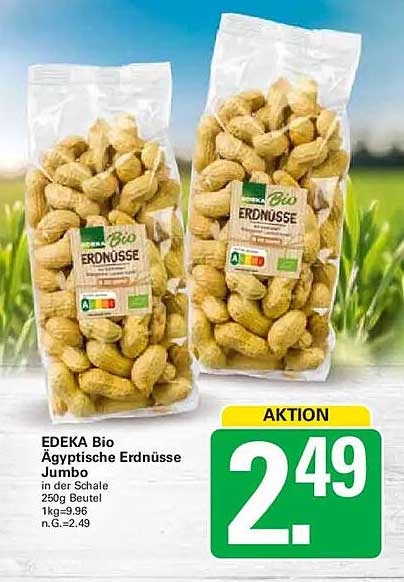 EDEKA Bio Ägyptische Erdnüsse Jumbo